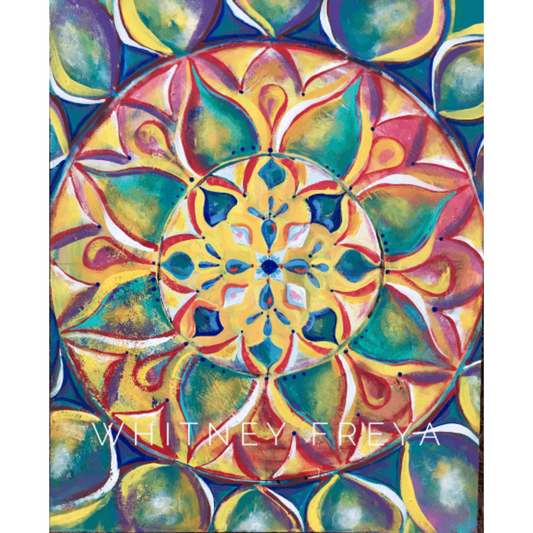 Peaceful Mandala Painting