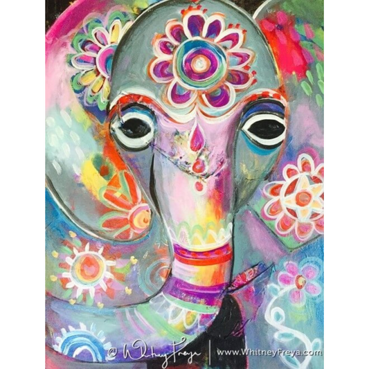 Indian Elephant Painting