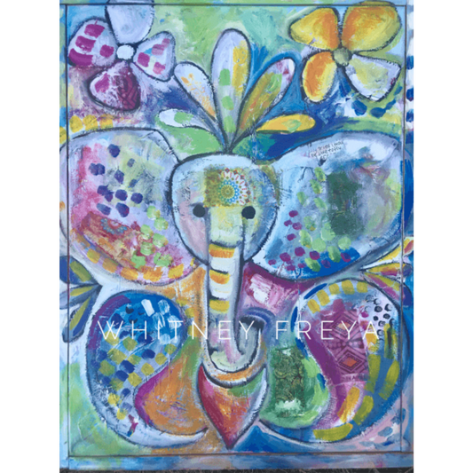 Elephant Joy Painting