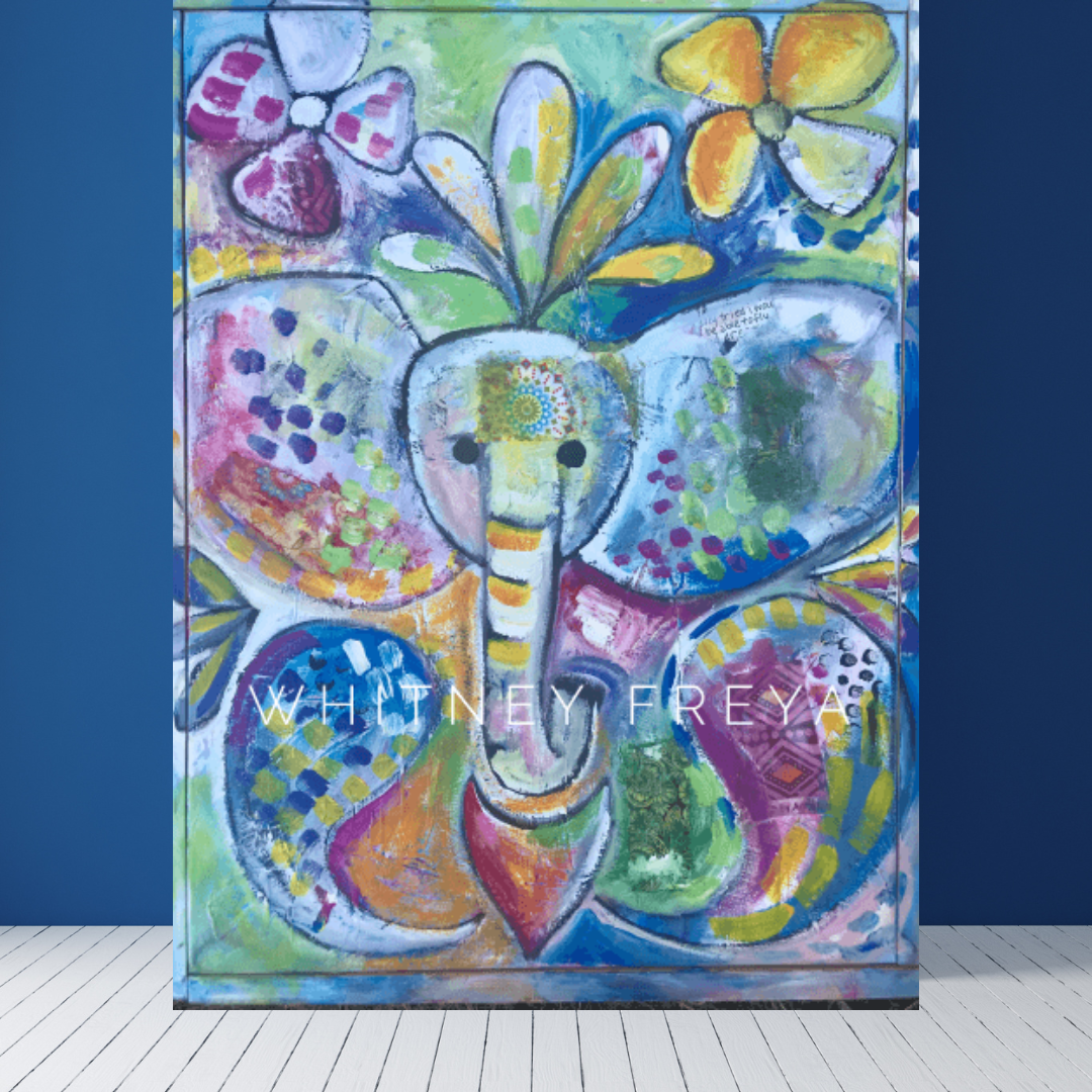 Elephant Joy Painting