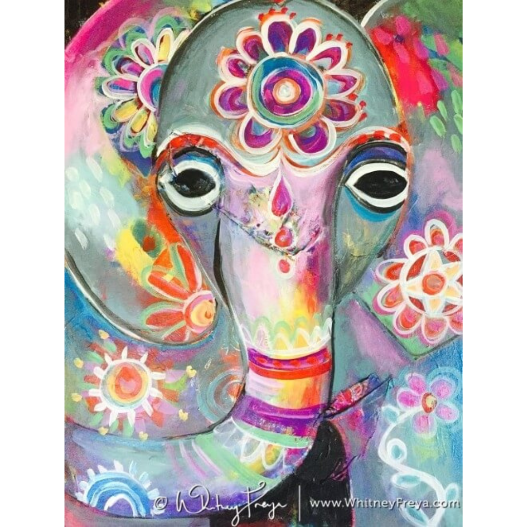 Indian Elephant Painting