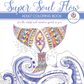 50% Off Super Soul Flow Coloring Book + Elephant Love Postcard Pack